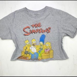 The Simpsons Crop Top